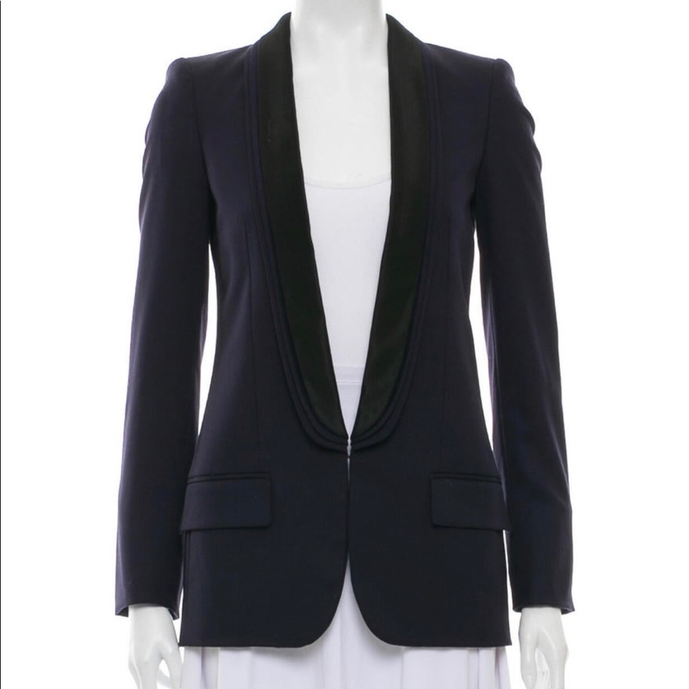 Still McCartney Navy Blazer w/ black lapel